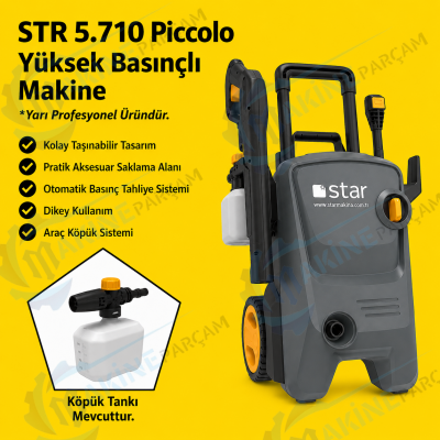 Star STR 5.71 O Piccolo Profesyonel Yüksek Basınçlı Yıkama Makinesi