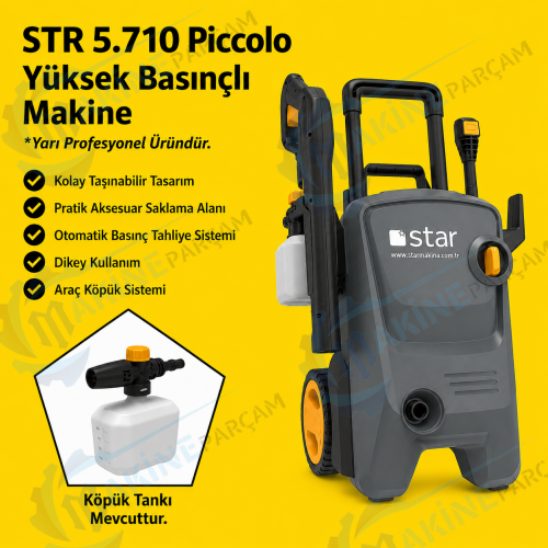 Star STR 5.71 O Piccolo Profesyonel Yüksek Basınçlı Yıkama Makinesi